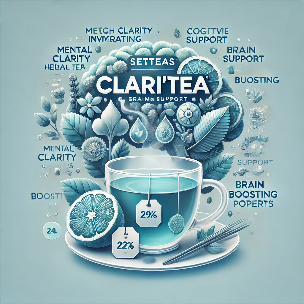 Specialty Blend - "Clari’TeA – Mental Clarity + Focus + Calm" - Individually Wrapped Tea Bags
