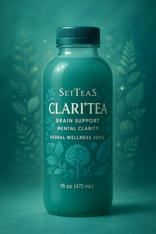 Clari’TeA – Herbal Mental Clarity + Focus + Calm | 16 oz