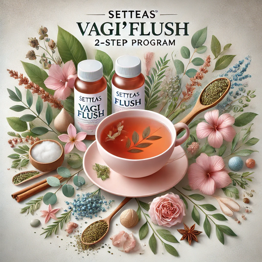 Vagi'Flush: 2-Step KIT - Individually Wrapped Tea Bags