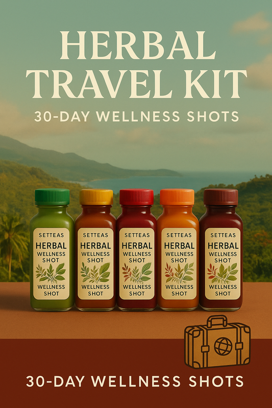 Herbal Travel Kit –  (30 or 60 Day) Wellness Shots for Life on the Go ✈️