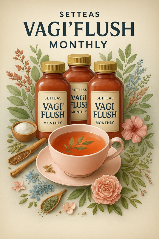 Vagi'Flush: 2-Step KIT - 1 Month Kit (Juice)
