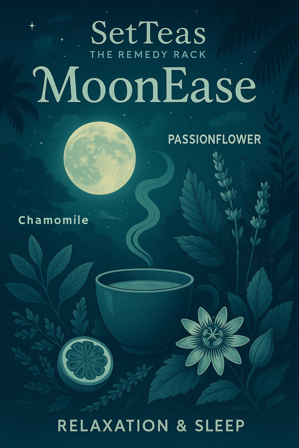 Specialty Blend  - "MoonEase" - Individually Wrapped Tea Bags