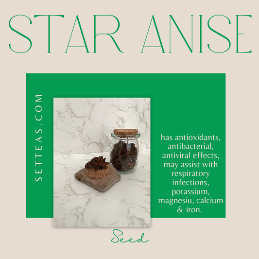 Star Anise - Individually Wrapped Tea Bags